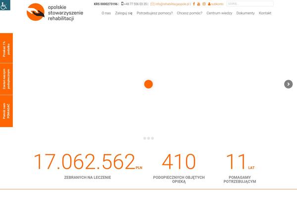 rehabilitacjaopole.pl site used Primary-child