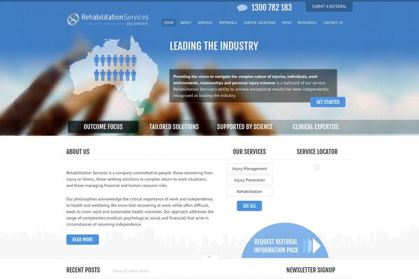 Site using Extensive Recent Posts Widget plugin