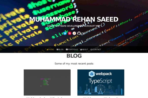 Parallax theme site design template sample