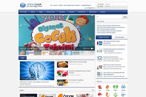 Safir-webportal theme site design template sample