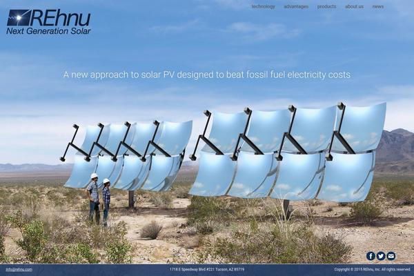 Vulcan theme site design template sample