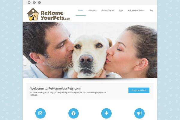 Petclinic theme site design template sample