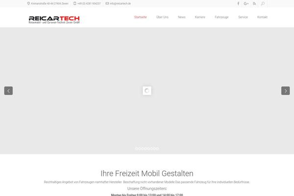 Xenia theme site design template sample