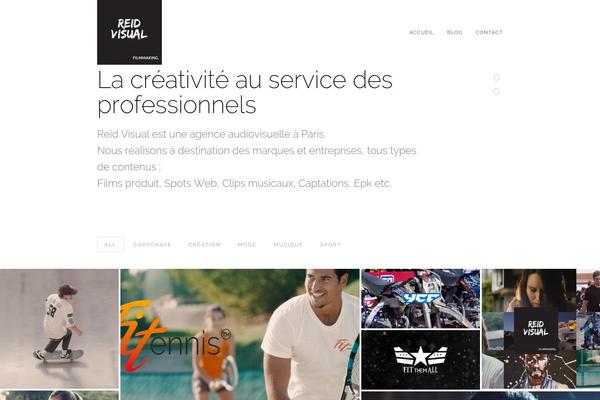 GridStack theme site design template sample