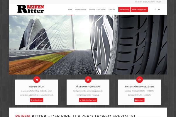 Enfold theme site design template sample