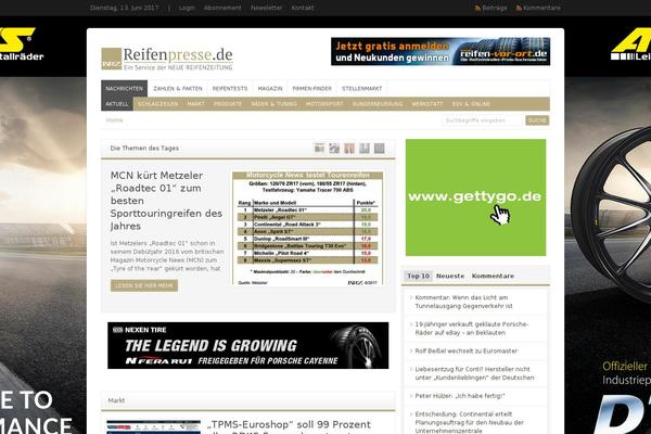 WordPress website example screenshot