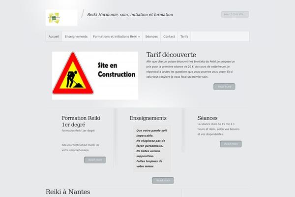 Minimal theme site design template sample