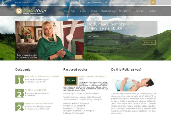 Universo theme site design template sample