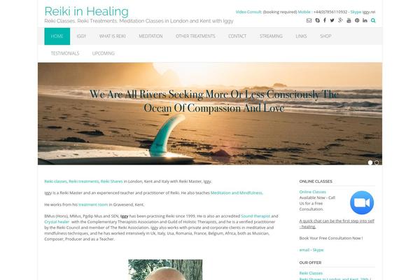 Oceanic-premium theme site design template sample