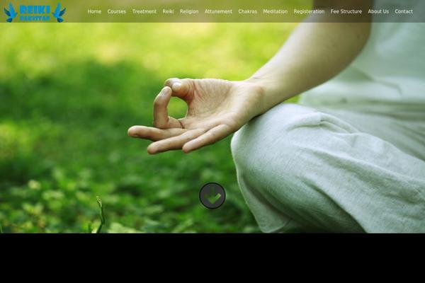 Reiki theme site design template sample