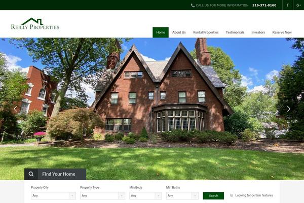 Realhomes Child theme site design template sample