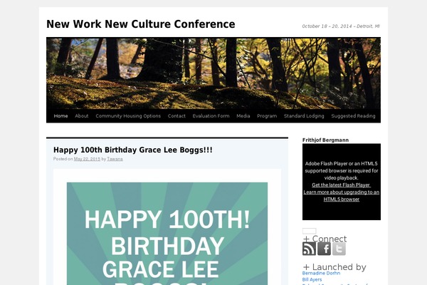 Twenty Ten theme site design template sample