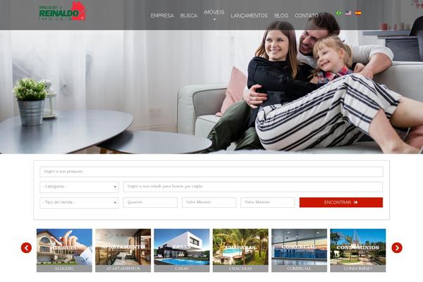 WordPress theme site design template sample