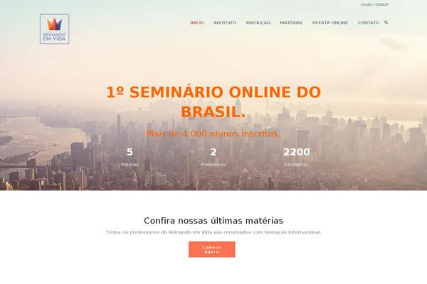 Site using Wplms-customizer plugin