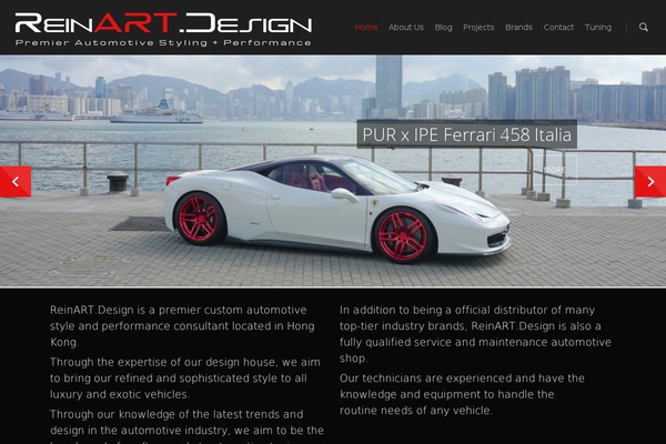 Site using Salient-home-slider plugin