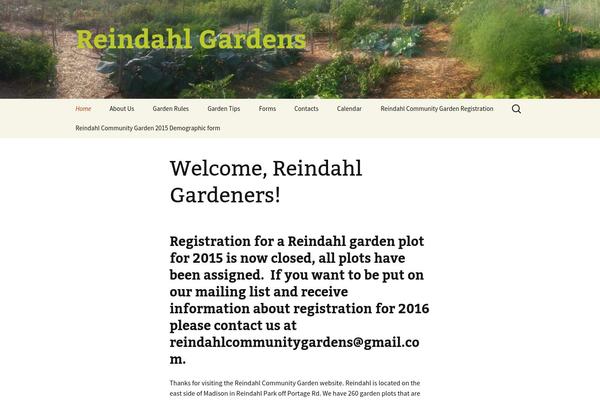 Twenty Thirteen theme site design template sample