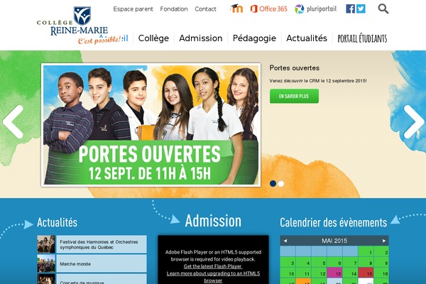 reine-marie.qc.ca site used 2020
