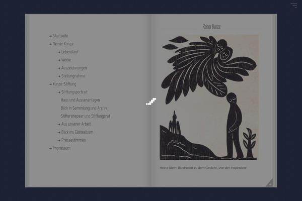 reiner-kunze.com site used MagicBook