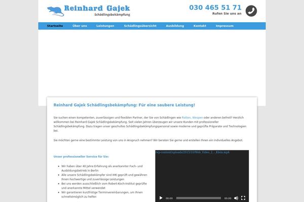 Twentytwelvechild theme site design template sample