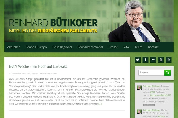 Urwahl3000 theme site design template sample