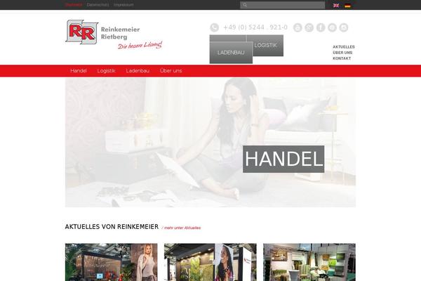 Sirens theme site design template sample