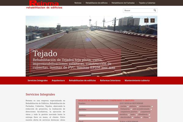 reinma.es site used Pillow