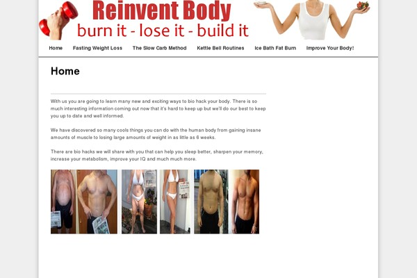 reinventbody.com site used Bloggingcagev2