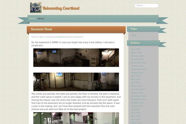 iRibbon theme site design template sample