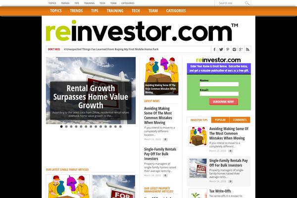 Max Mag theme site design template sample