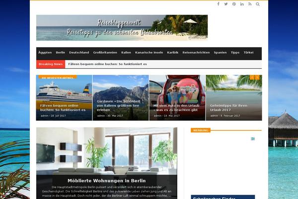 Magic Mag theme site design template sample