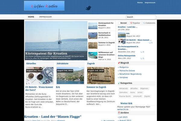 Gazpomag theme site design template sample