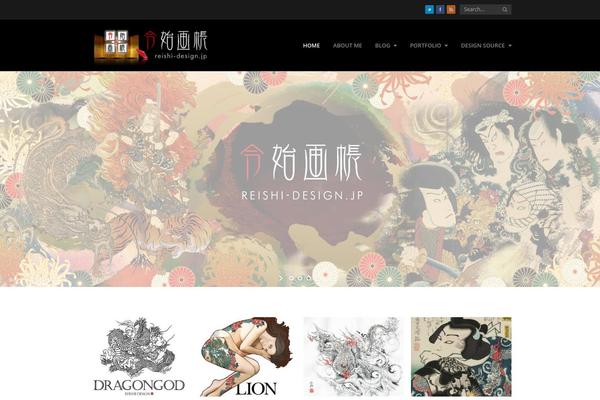 Thunder theme site design template sample