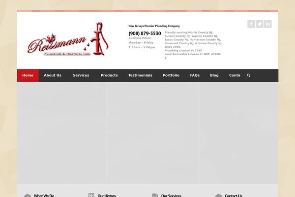 reissmannplumbing.com site used Rmg-wp2013