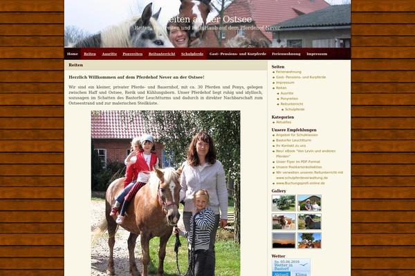 Zeke2col theme site design template sample
