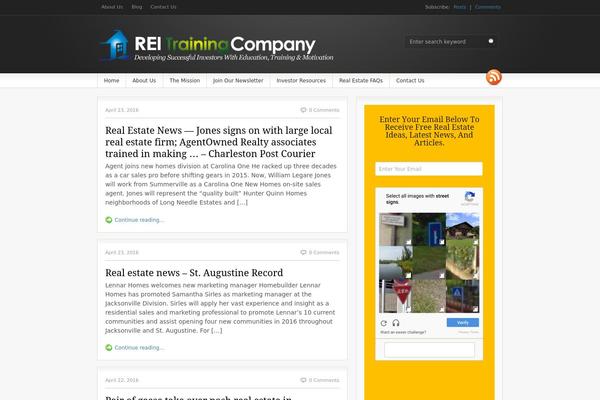 Fresh News theme site design template sample