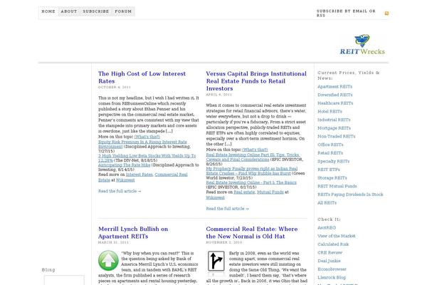 Site using Sociable plugin