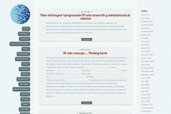 DailyJournal theme site design template sample