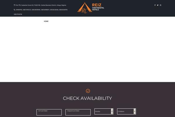 Site using Awebooking plugin