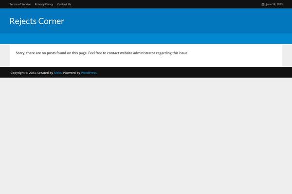 Herald theme site design template sample