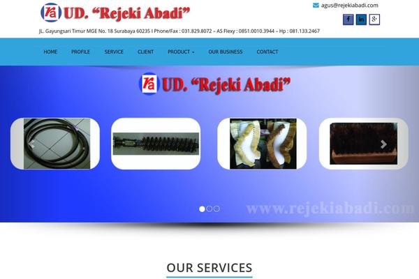 Enigma theme site design template sample