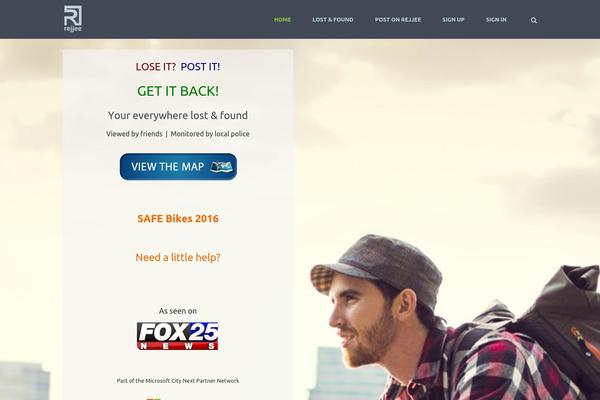 Site using Hero Social Widget plugin