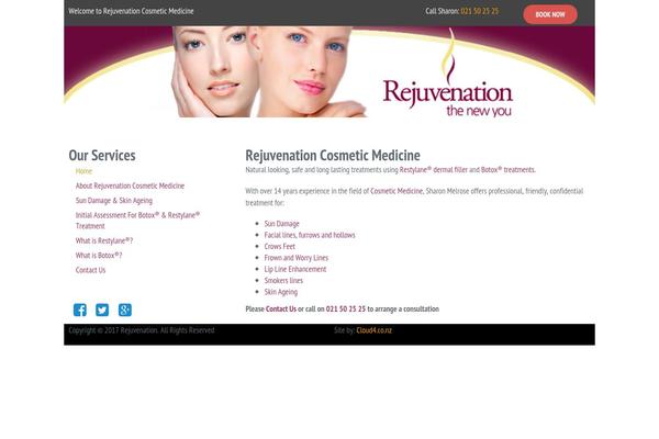 rejuvenation.co.nz site used Prostyler-theme-1