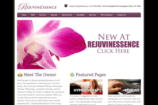 Massage theme site design template sample