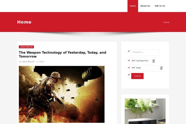 SpicePress theme site design template sample