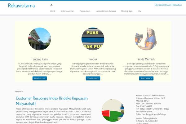Site using Featured Page Widget plugin