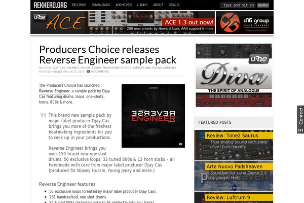 Breek theme site design template sample