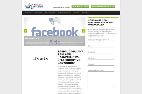 Koresponsive theme site design template sample