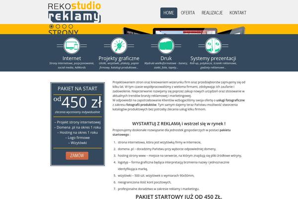 rekostudio.pl site used Rekostudio