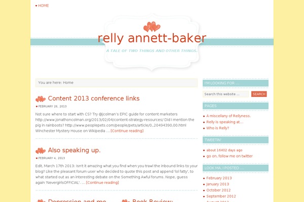 Pretty theme site design template sample