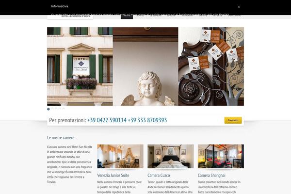 Paradisehotel theme site design template sample